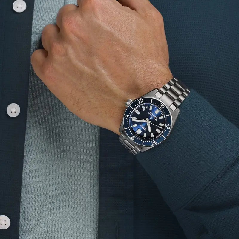 Seiko SPB451J1 Prospex 1965 Heritage Diver’s Watch in Scuba Blue image 6