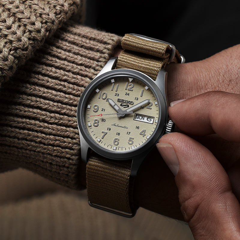 Seiko 5 SRPJ83K1 ‘Desert Kit’ Midfield Sports Style image 1