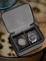 Stackers Zipped Travel Watch Box - Slate Grey image 1