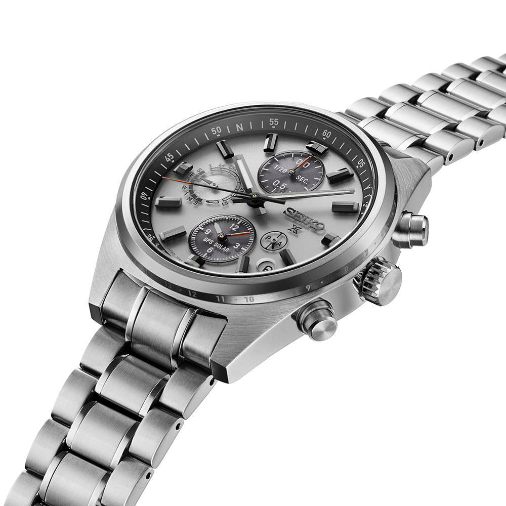 Seiko SSH165J1 Prospex GPS Solar Chronograph Speedtimer in White image 1