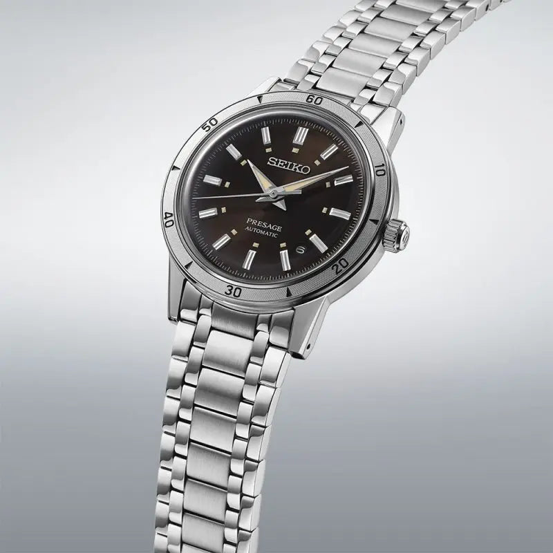 Seiko SRPL09J1 Presage Style 60s ‘Elegant Yet Rugged’ in brown image 2