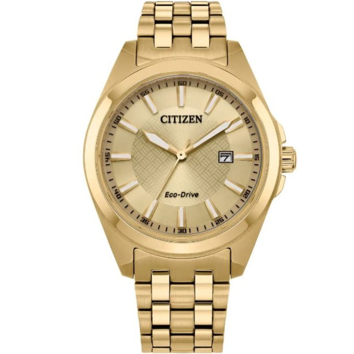 Citizen BM7532-54P Gents Gold Plate Eco-Drive Watch 2603142 image 0