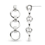 Kit Heath Bevel Unity Trio Stud Drop Earrings image 0