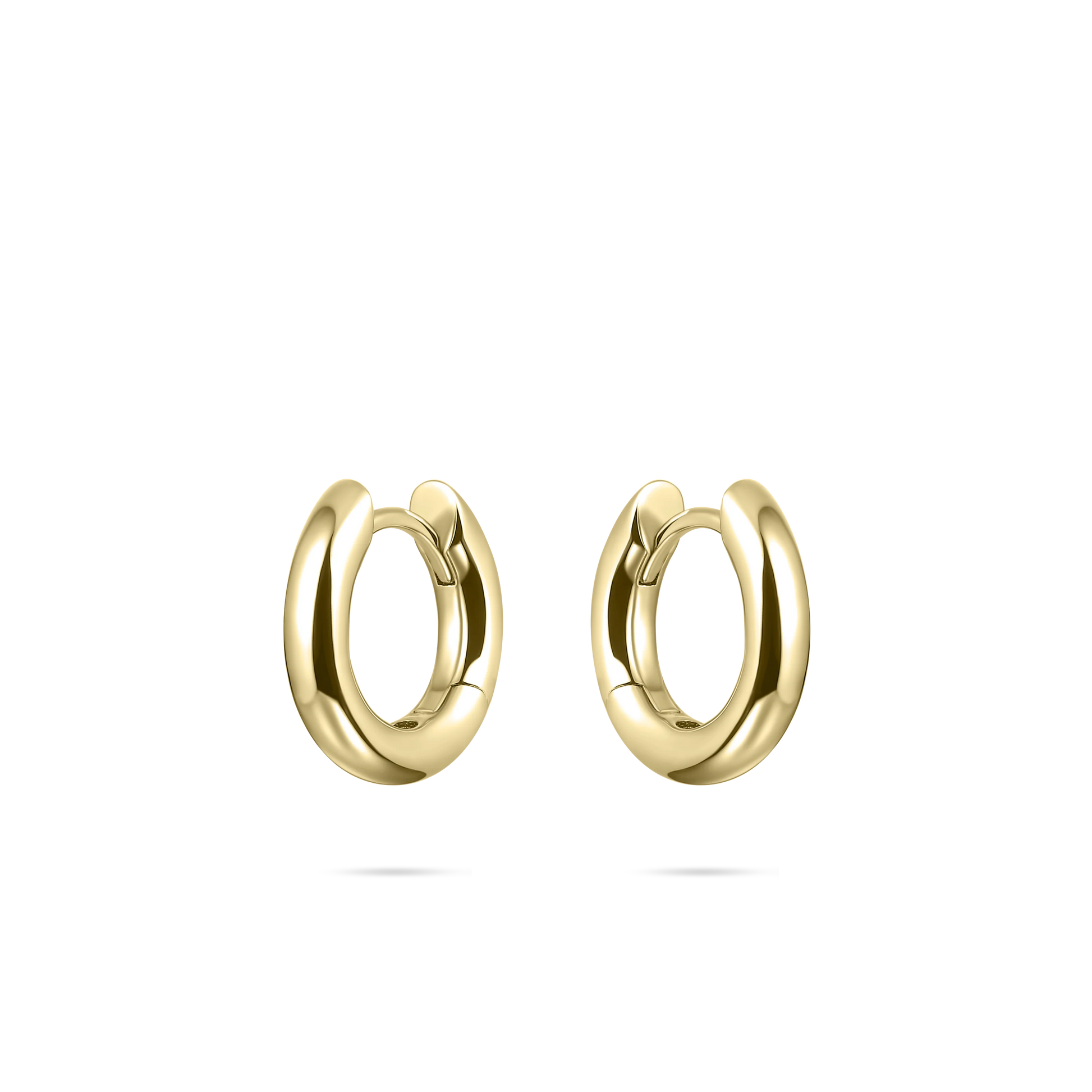 Bold Tube Medium Hoop Earrings