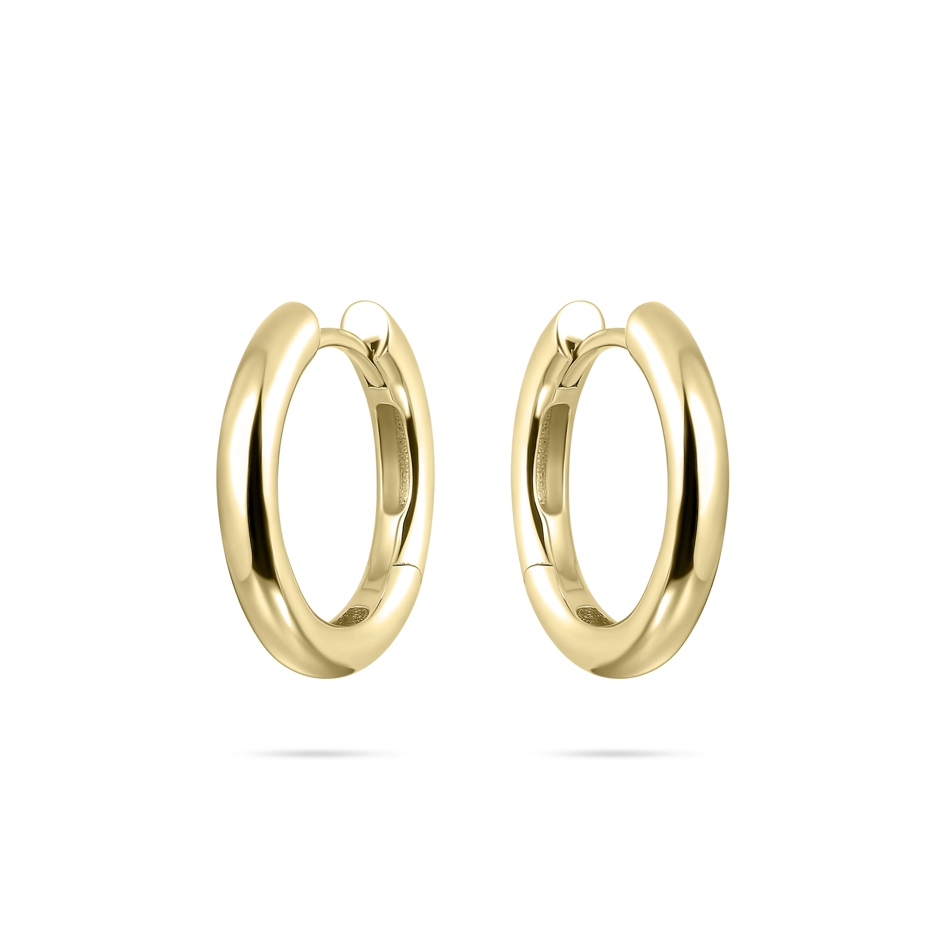 Bold Tube Large Hoop Earrings