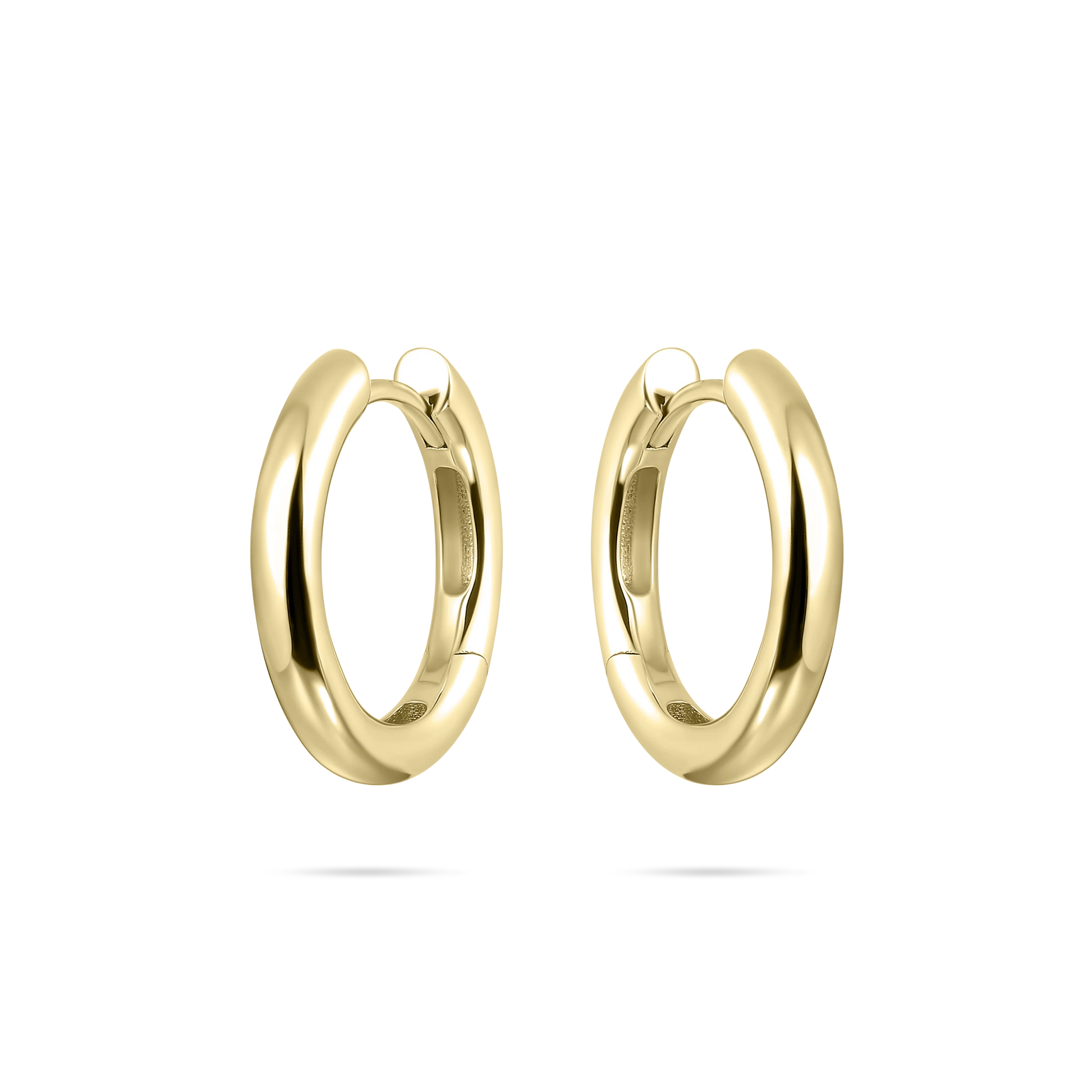 Bold Tube Large Hoop Earrings