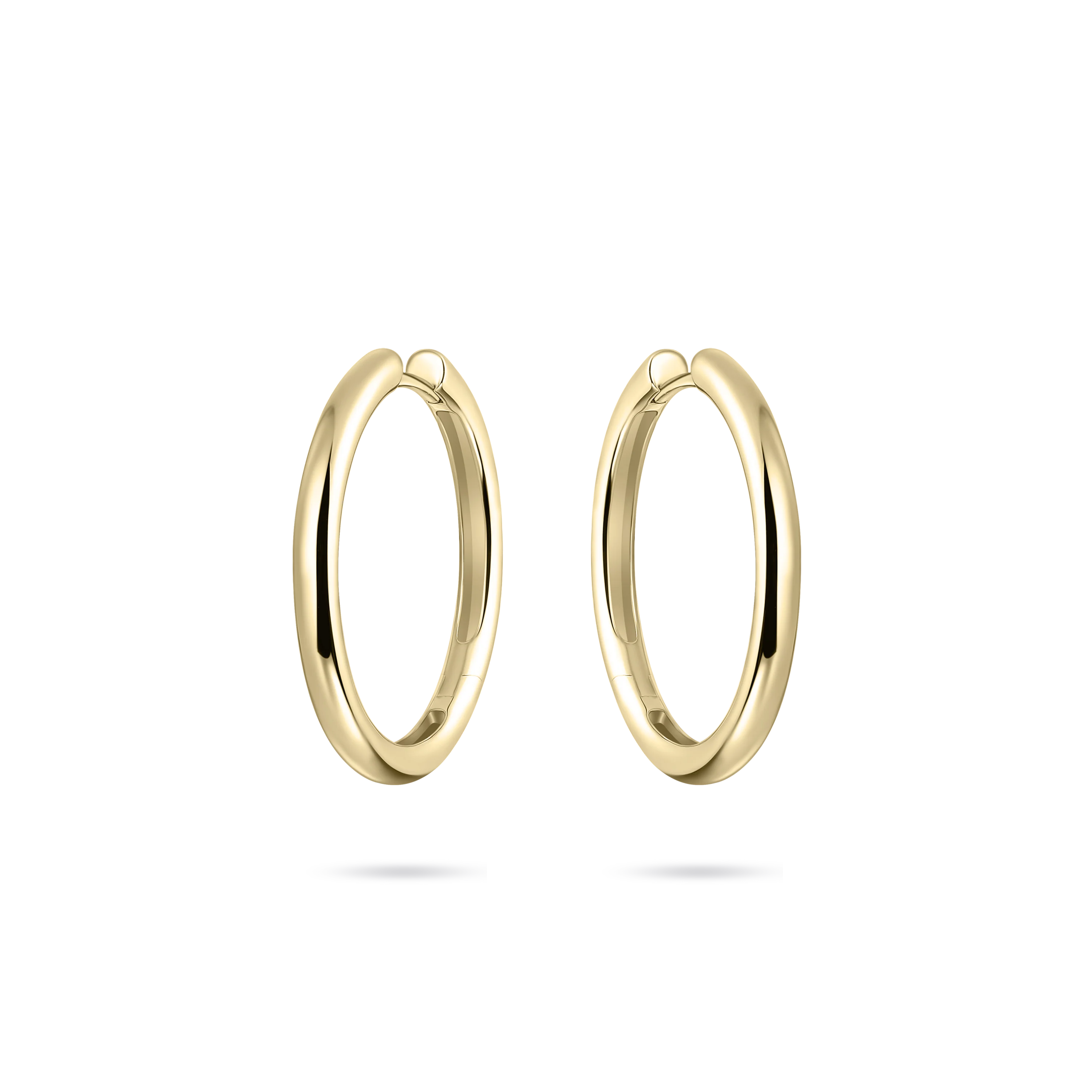 Bold Tube Statement Hoop Earrings