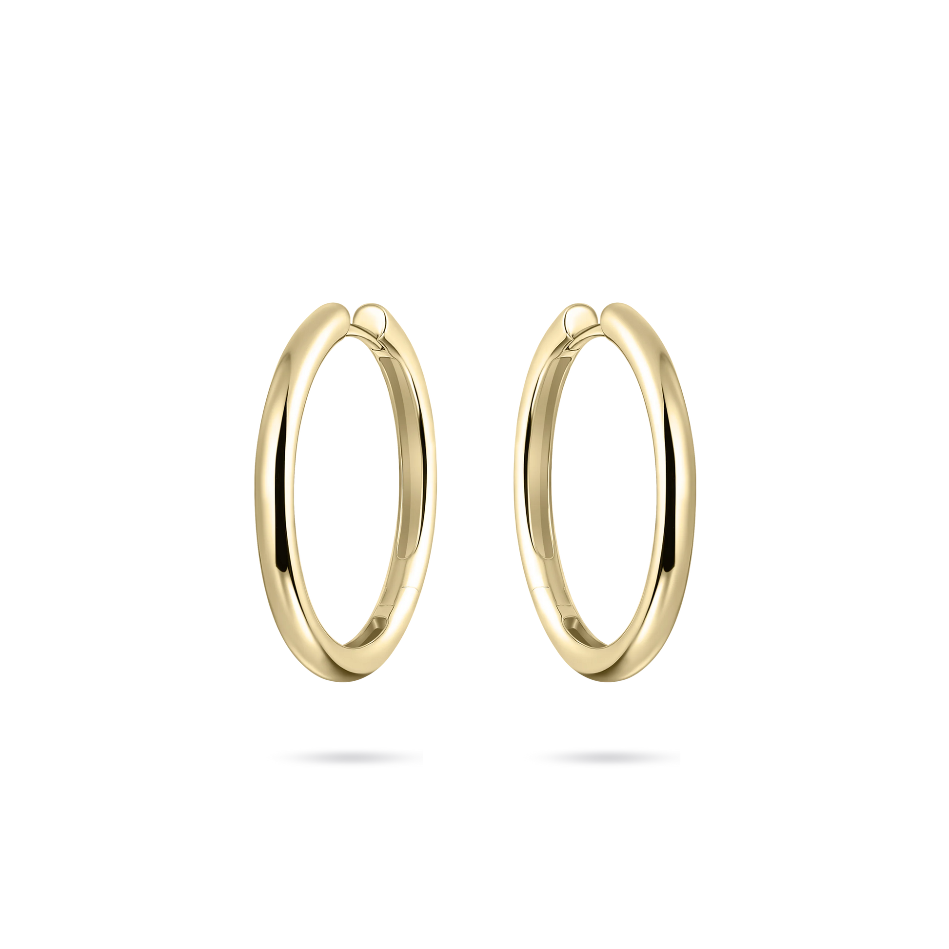 Bold Tube Statement Hoop Earrings