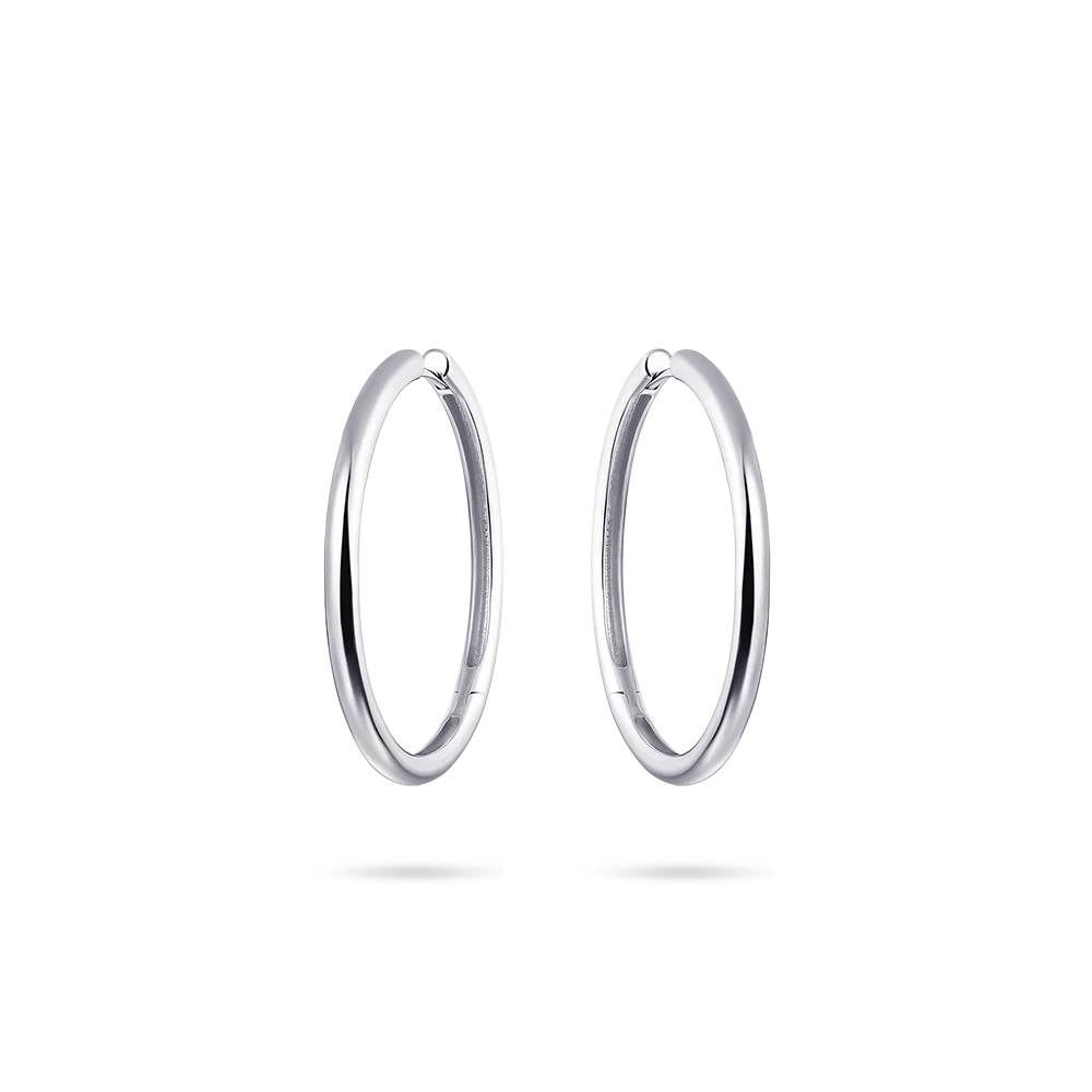 Bold Tube Oversized Hoop Earrings