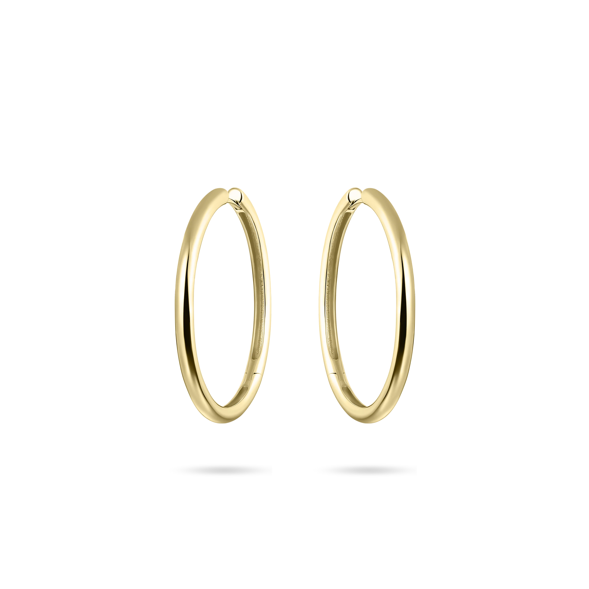 Bold Tube Oversized Hoop Earrings