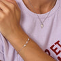 Kit Heath Desire Kiss Precious Pavé Heart Triplet Slider Bracelet image 1