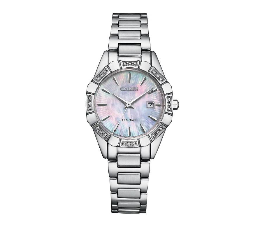 Citizen EW2650-51D Ladies Two Tone Diamond Set Eco-Drive Watch 2601163 image 0