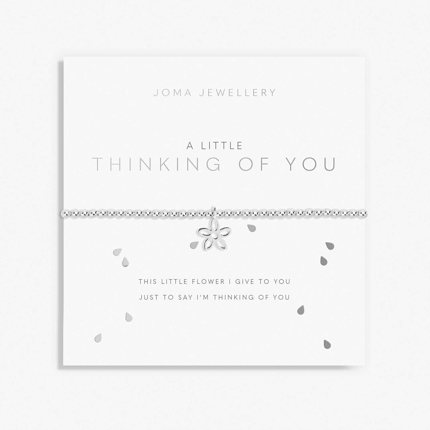 A Little 'Thinking Of You' Flower Bracelet image 0