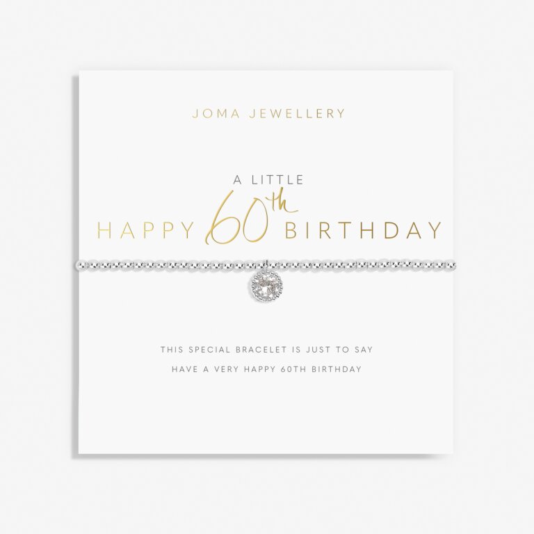 A Little 'Happy 60th Birthday' Bracelet image 0