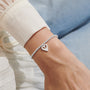 A Little 'Happy Birthday Daughter' Bracelet In Silver Plating image 1