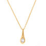 Quartermaine SGP1 18kt Gold & Diamond Signature Drop Pendant 08030001 image 0