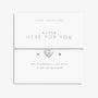 A Little 'Here For You' Bracelet In Silver Plating image 0
