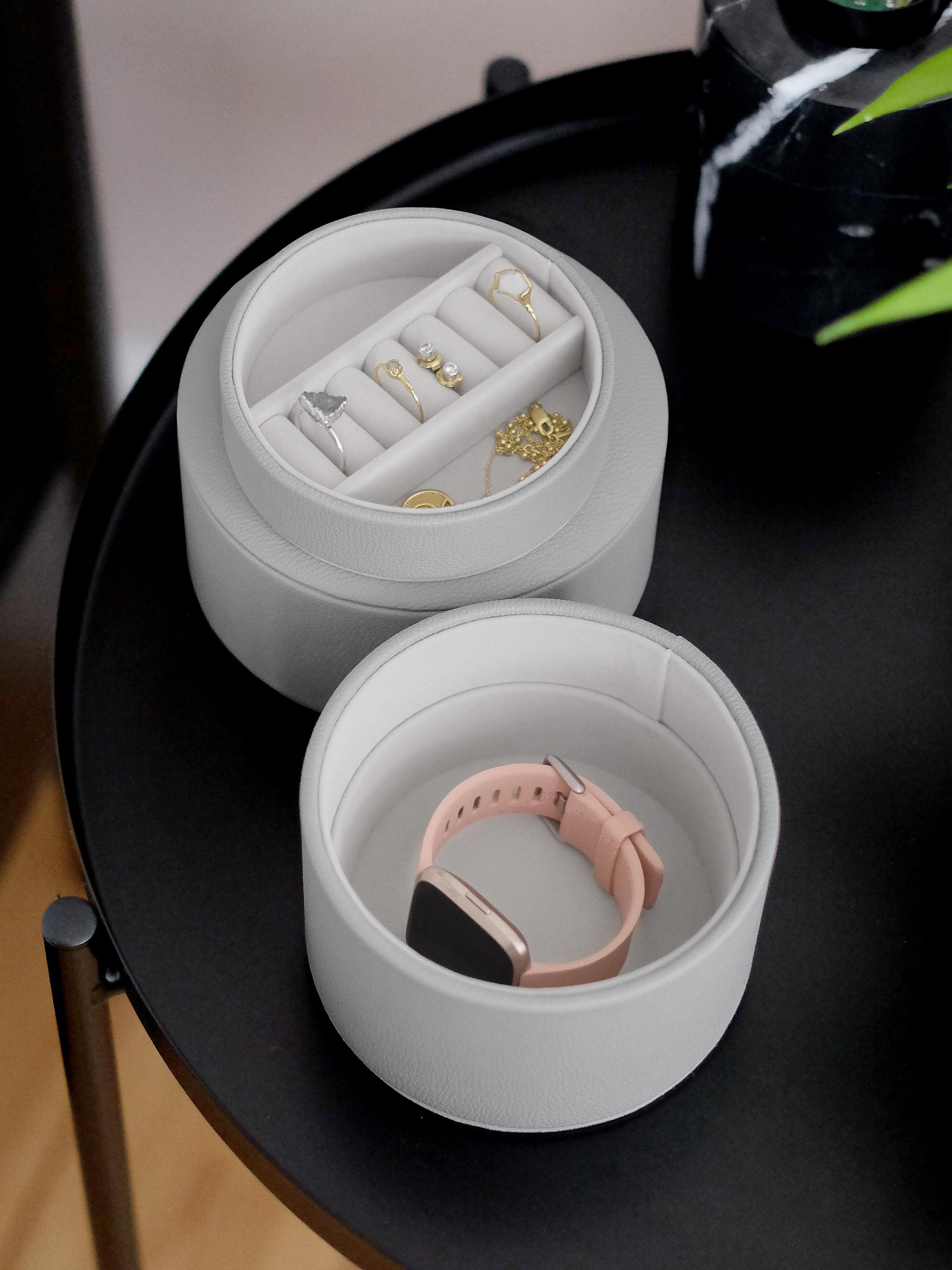 Stackers Bedside Jewellery Box Pod - Pebble Grey image 1