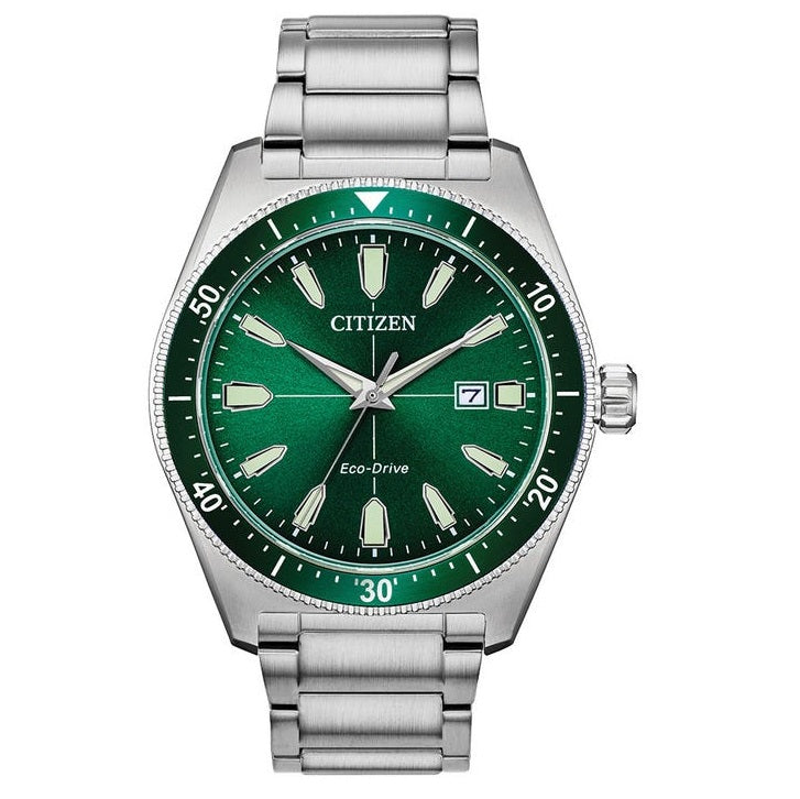 Citizen AW1598-70X Gents Green Dial Eco-Drive Sports Watch 2603112 image 0