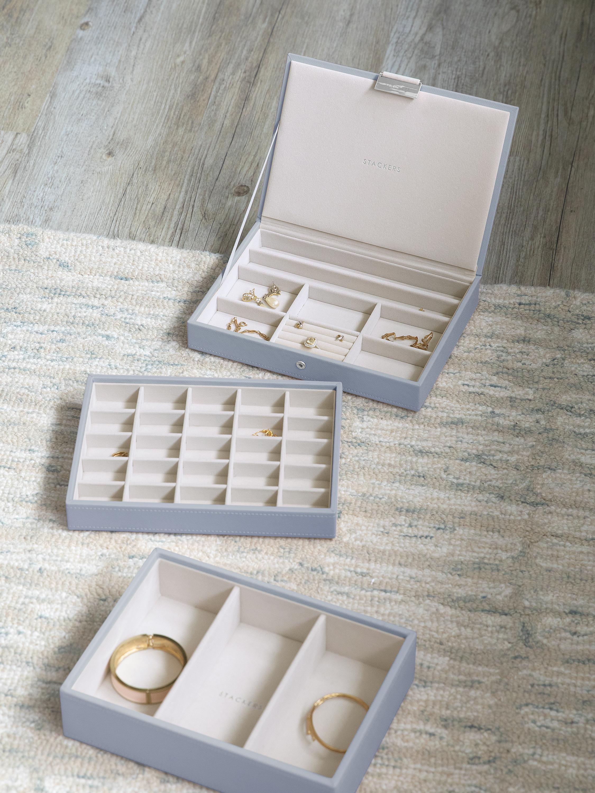 Stackers Classic Jewellery Box - Dusky Blue image 1