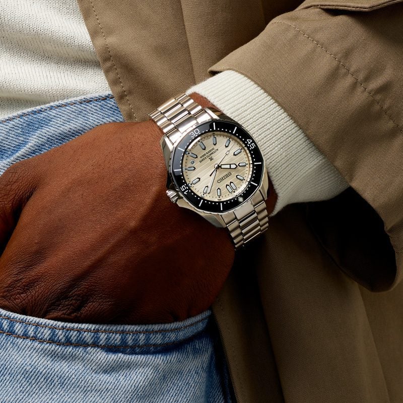 Seiko Prospex Diver’s Watch – Polygonal in pearl-white image 2