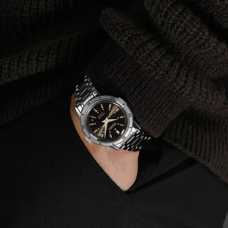 Seiko SRPL09J1 Presage Style 60s ‘Elegant Yet Rugged’ in brown image 5