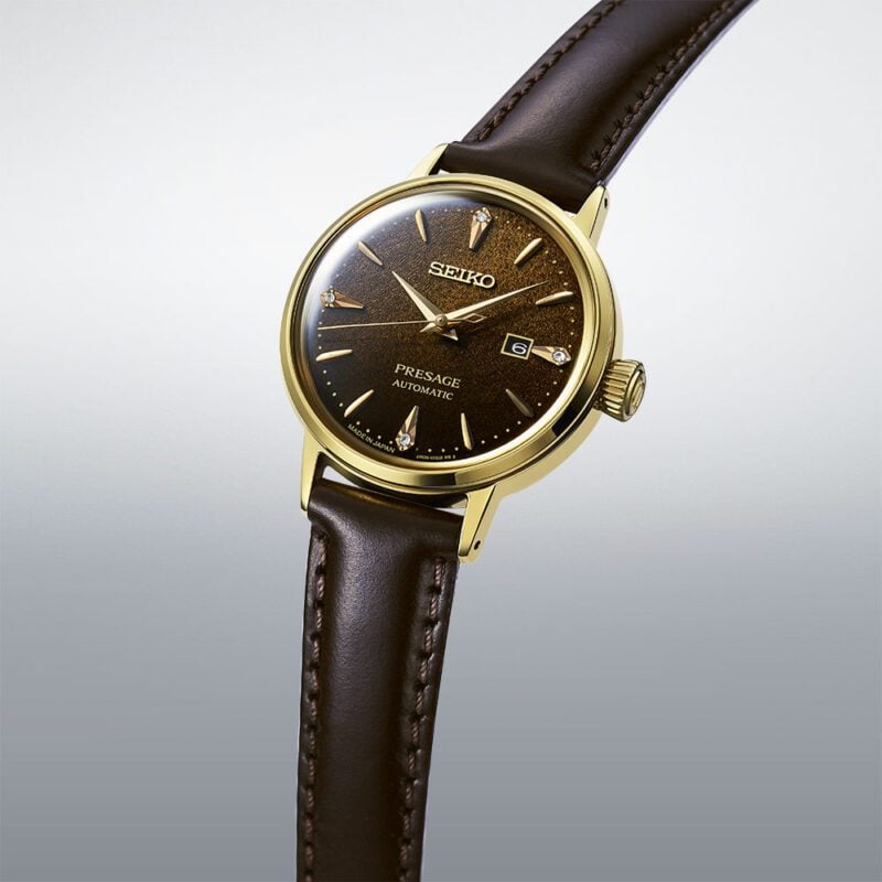Seiko Presage ‘Jamaican Coffee’ Diamond-set 30mm Cocktail Time SRE020J1 image 1