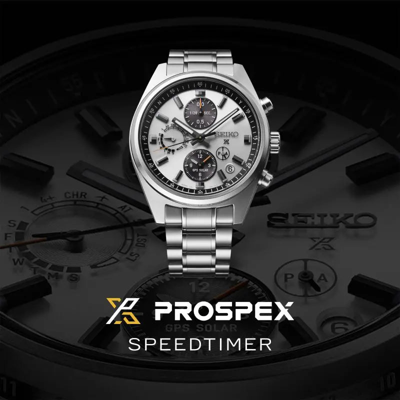 Seiko SSH165J1 Prospex GPS Solar Chronograph Speedtimer in White image 2