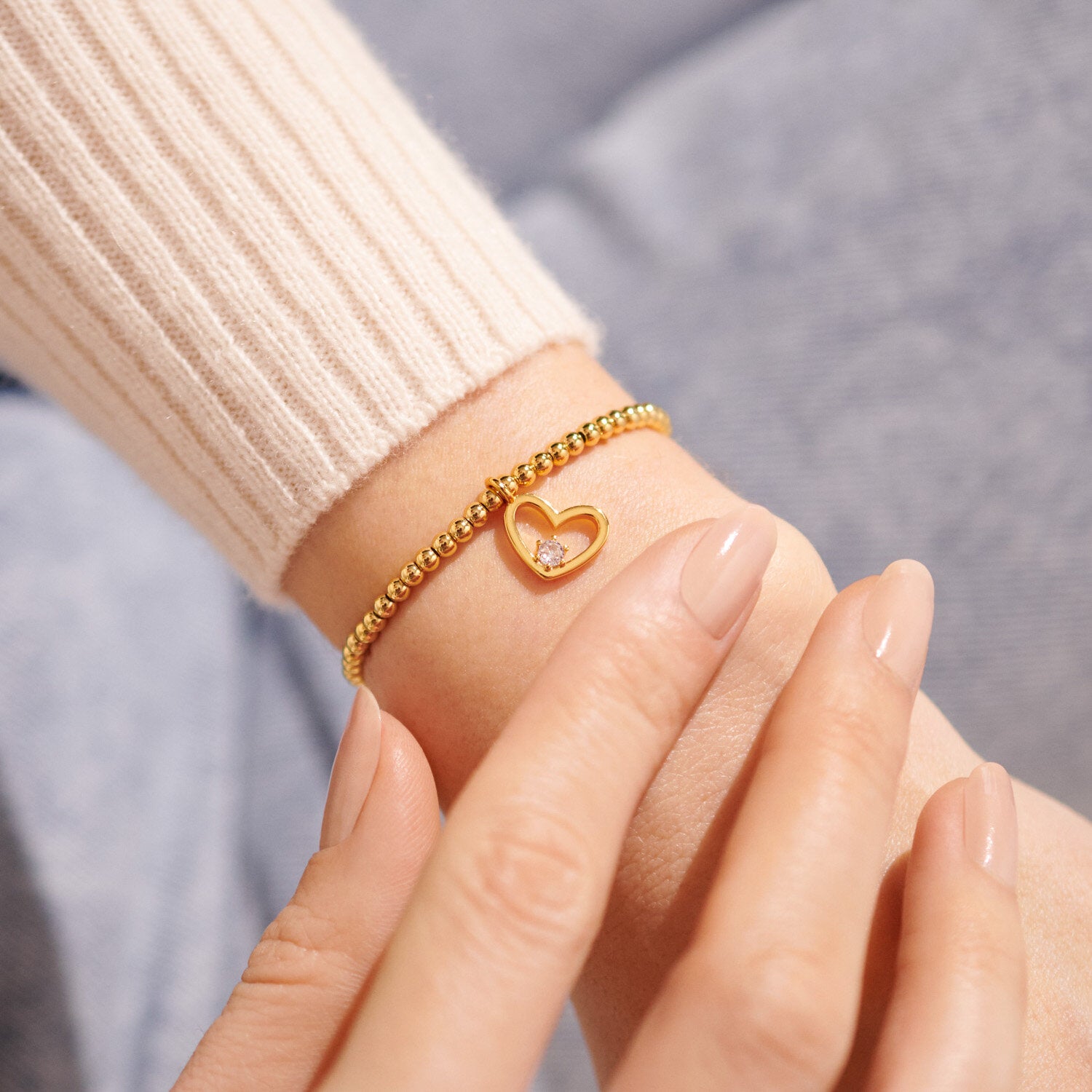 Gold A Little 'Marvellous Mum' Bracelet image 1