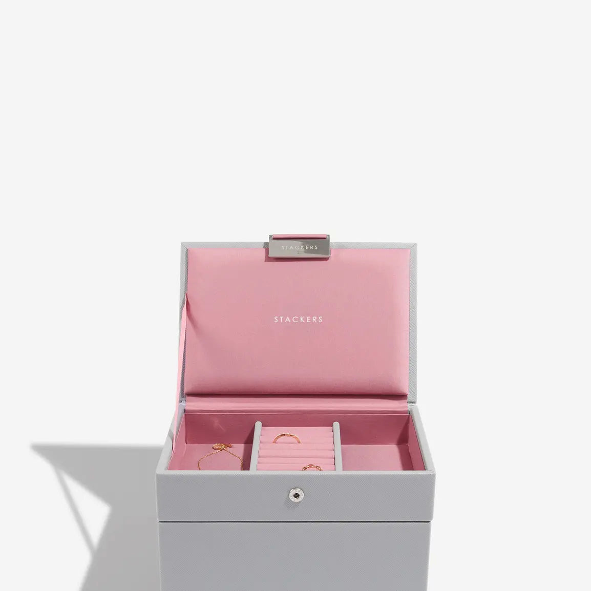 Mini Jewellery Box Set - Dove Grey and Rose