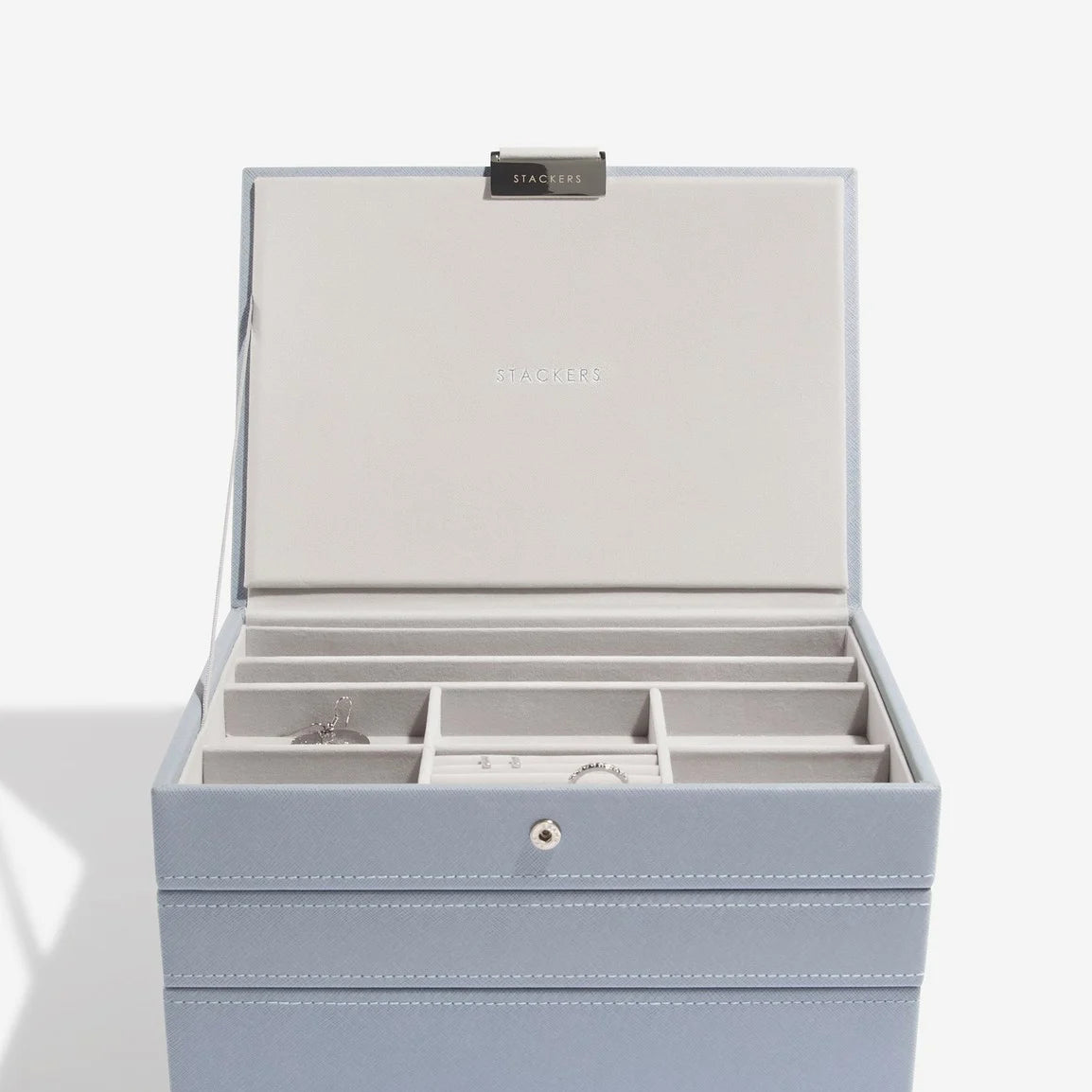 Classic Jewellery Box - Dusky Blue