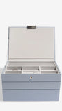 Classic Jewellery Box - Dusky Blue