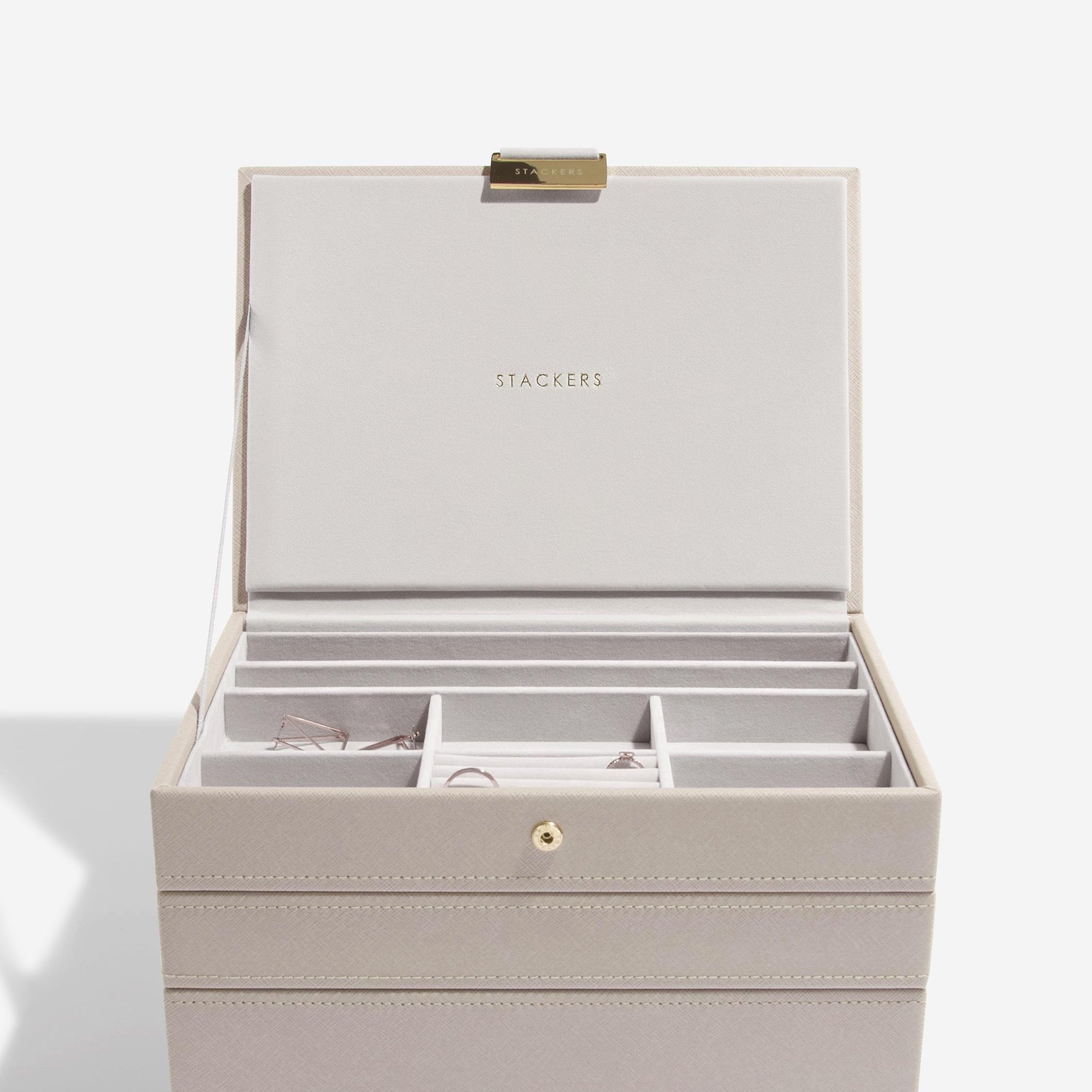 Classic Jewellery Box - Taupe