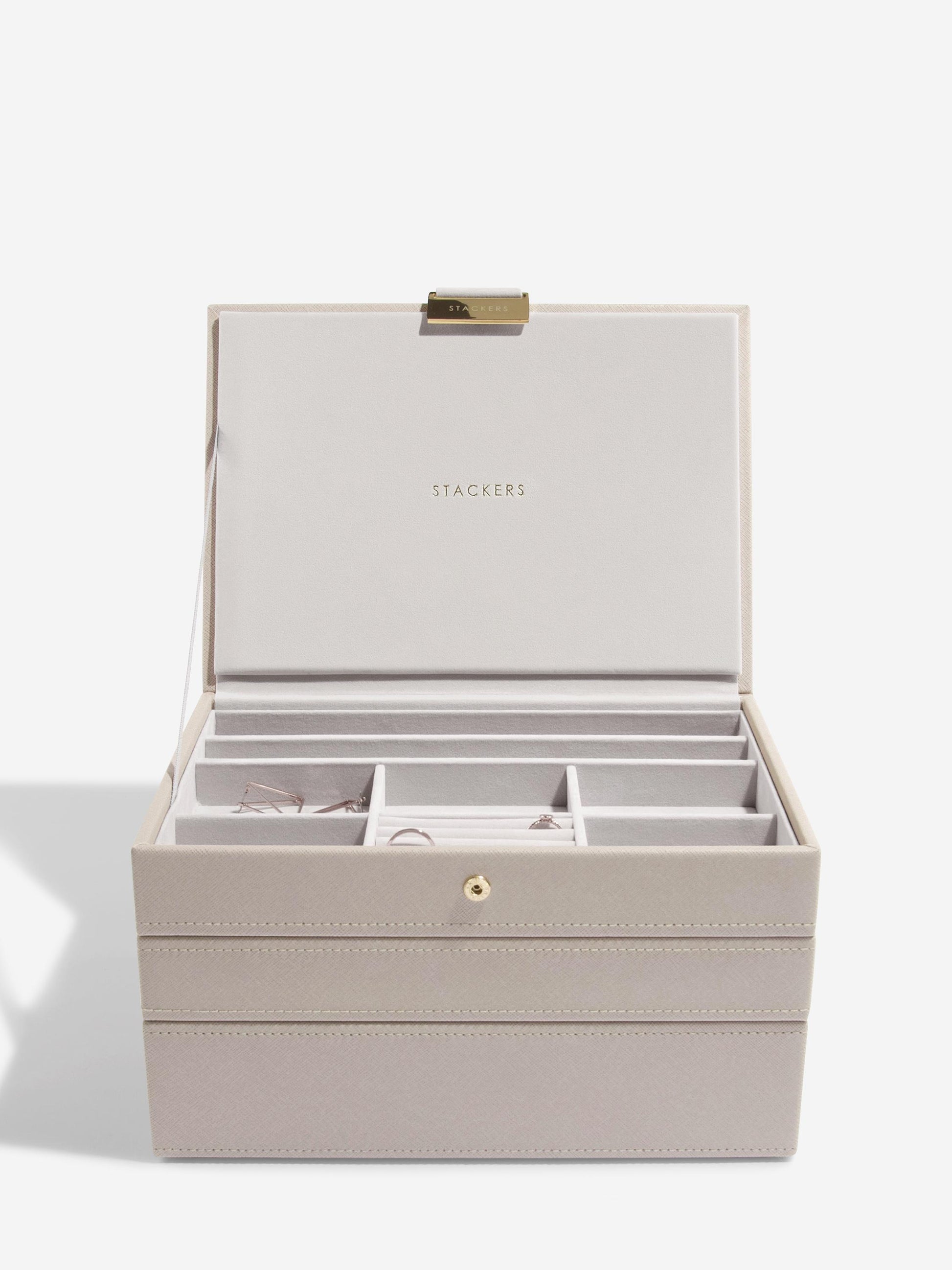 Classic Jewellery Box - Taupe
