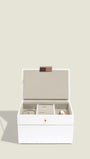 Mini Jewellery Box Set - White and Rose Gold