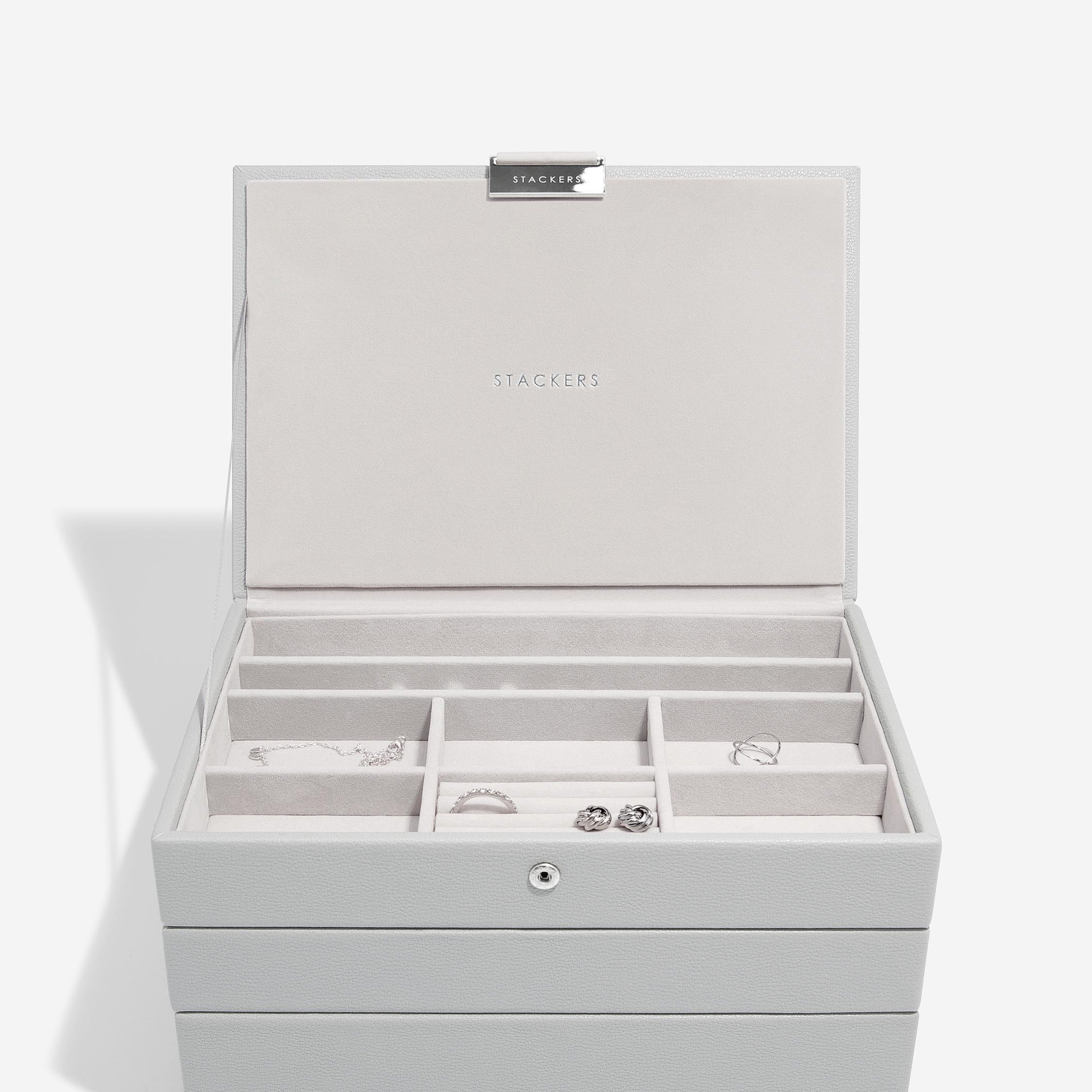 Classic Jewellery Box - Pebble Grey