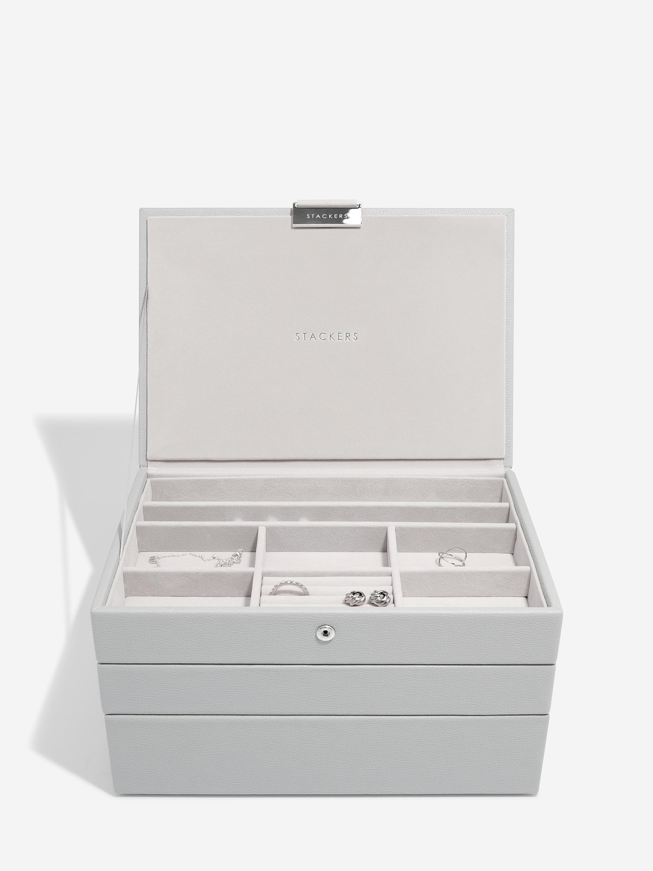 Classic Jewellery Box - Pebble Grey