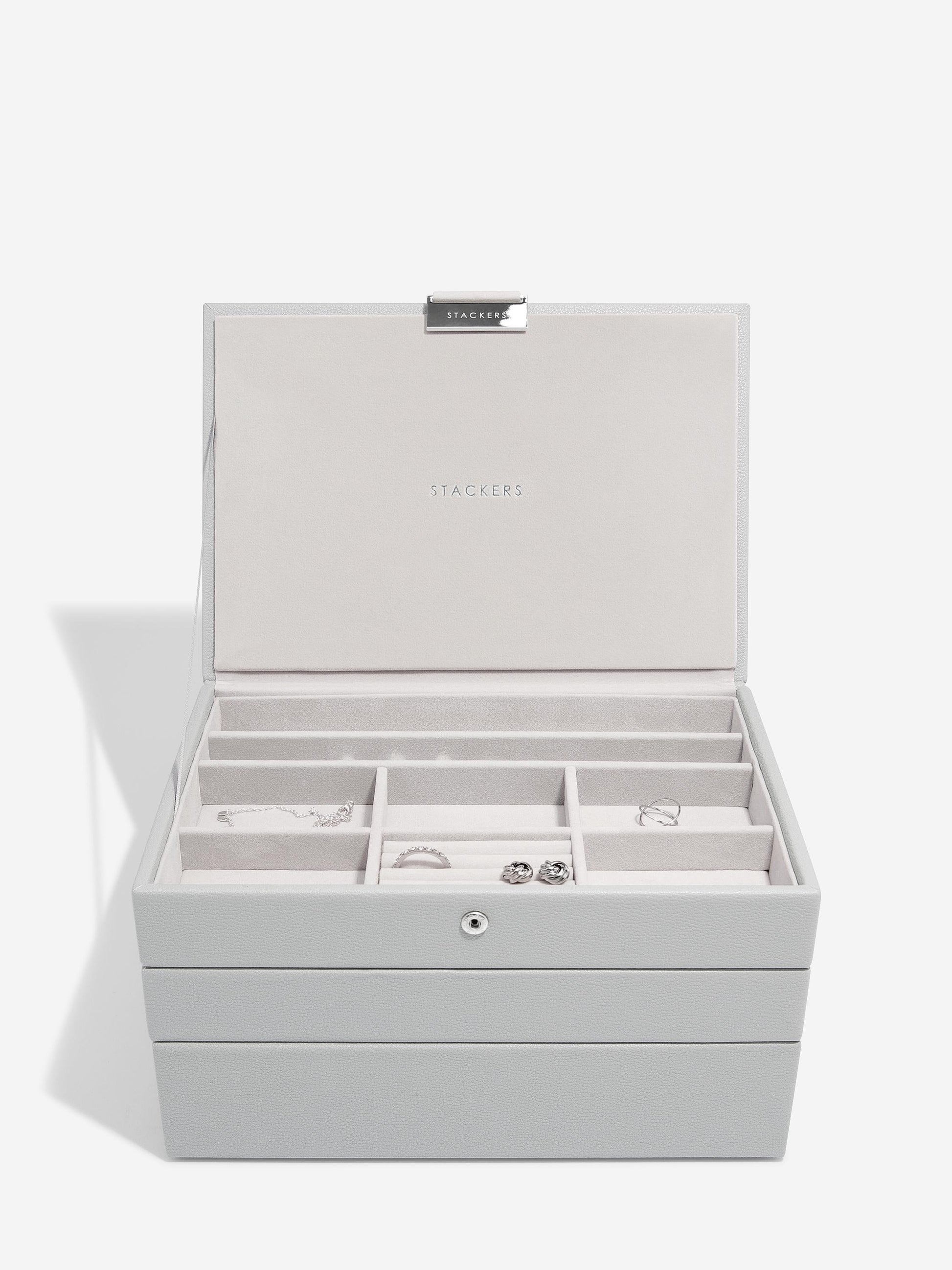 Classic Jewellery Box - Pebble Grey