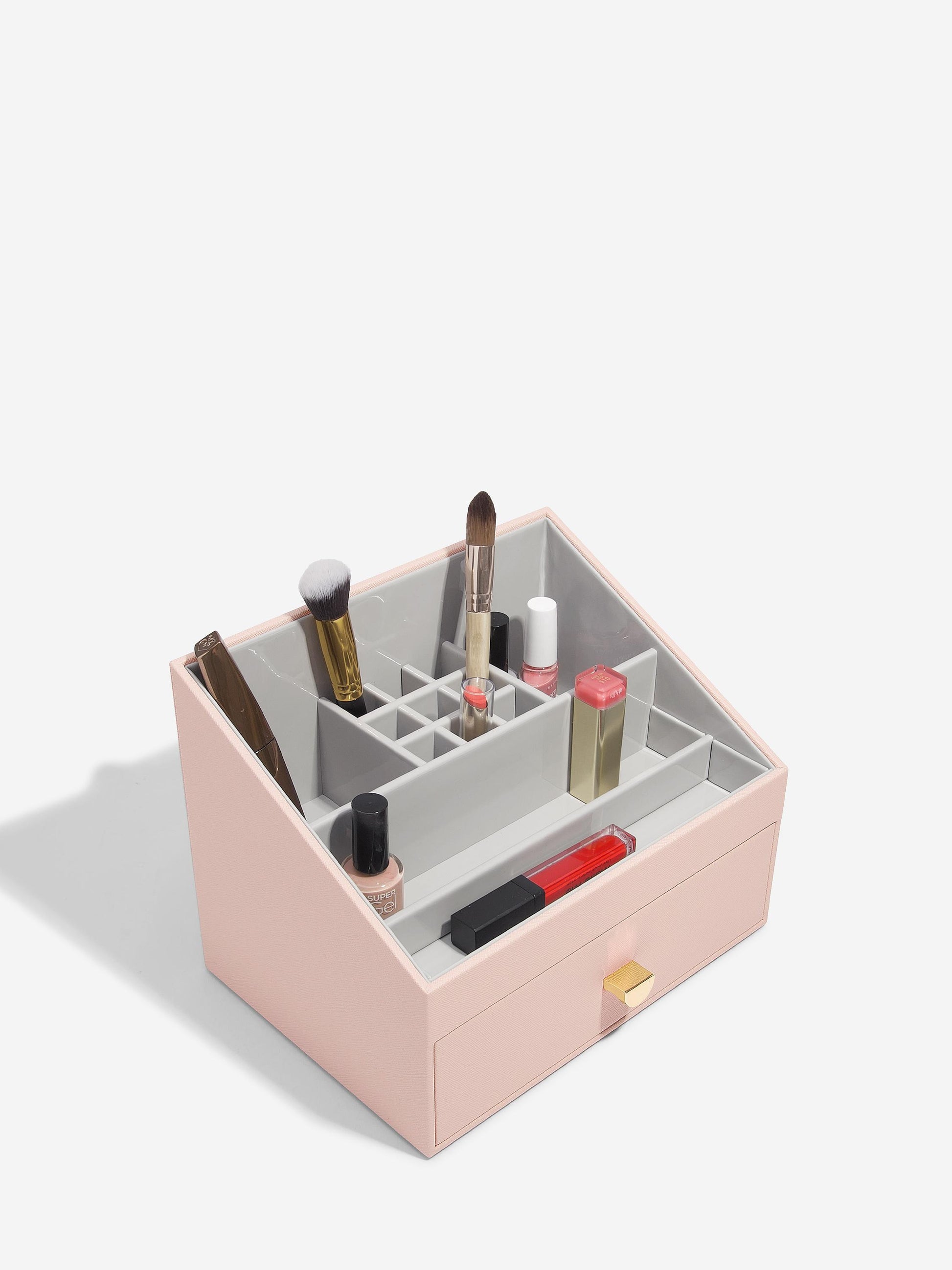 Makeup Organiser - Blush & Gold