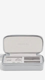 Zipped Travel Jewellery Box - Pebble Grey