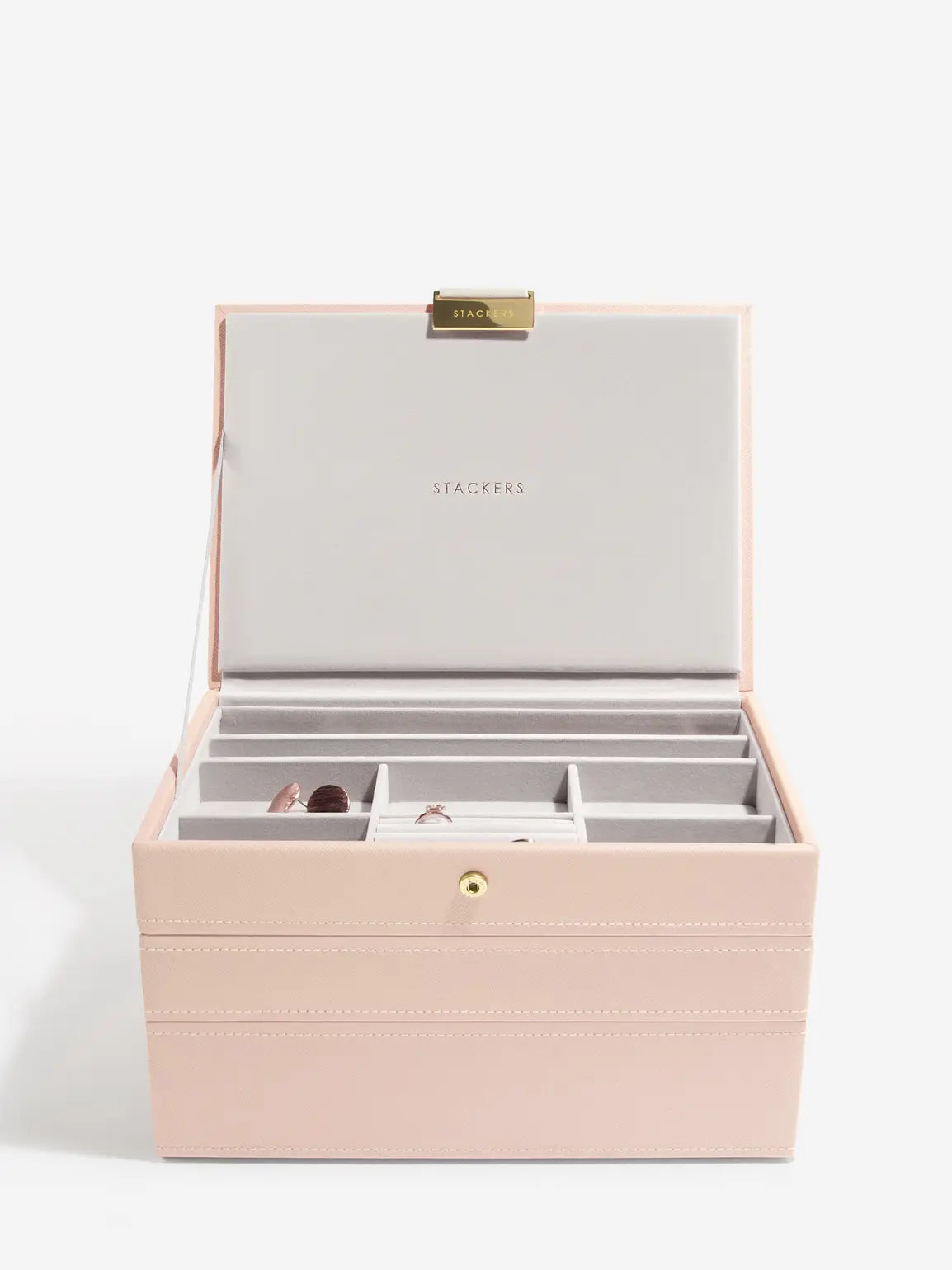Classic Jewellery Box - Blush and gold