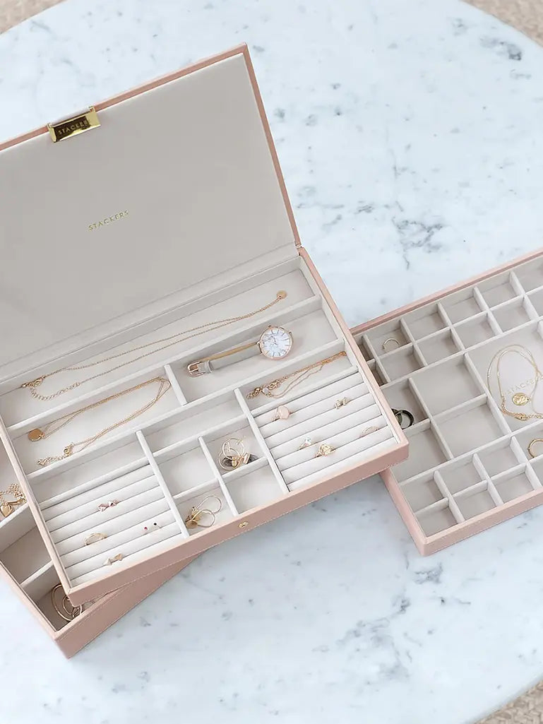 Supersize Jewellery Box - Blush & Gold