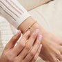 A Little 'Happy Birthday' Bracelet In Gold Plating image 1