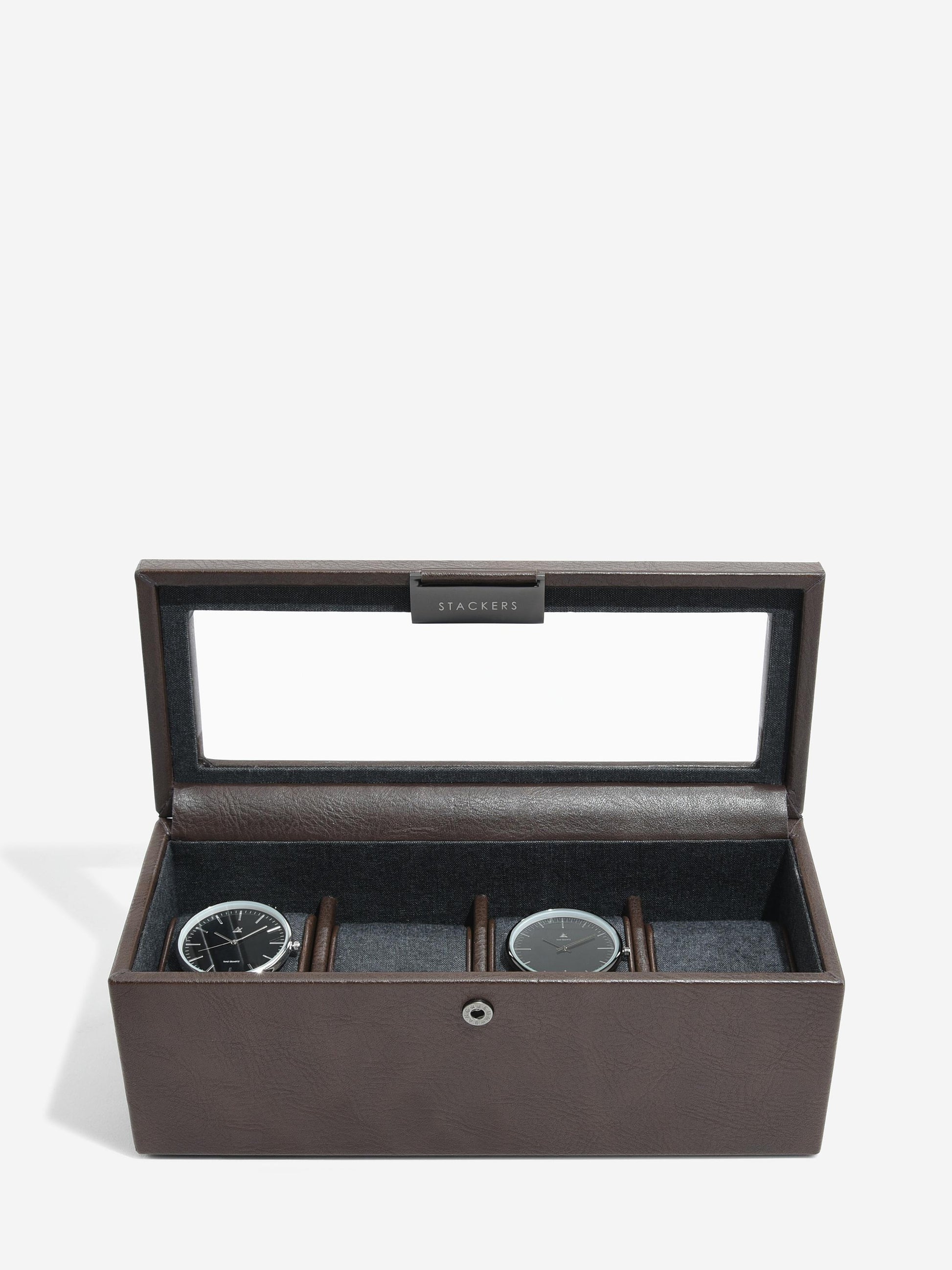 4 Piece Watch Box - Brown