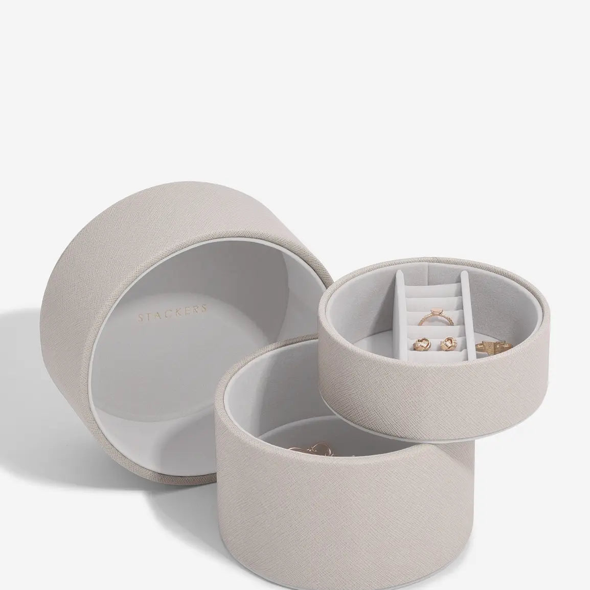 Bedside Jewellery Box Pod - Taupe