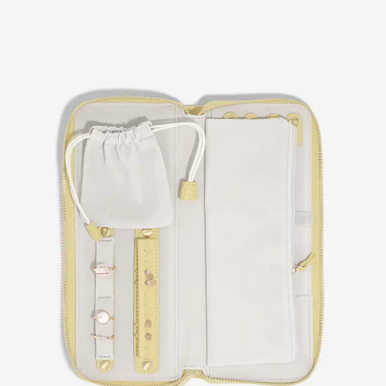 Jewellery Roll - Butter Yellow