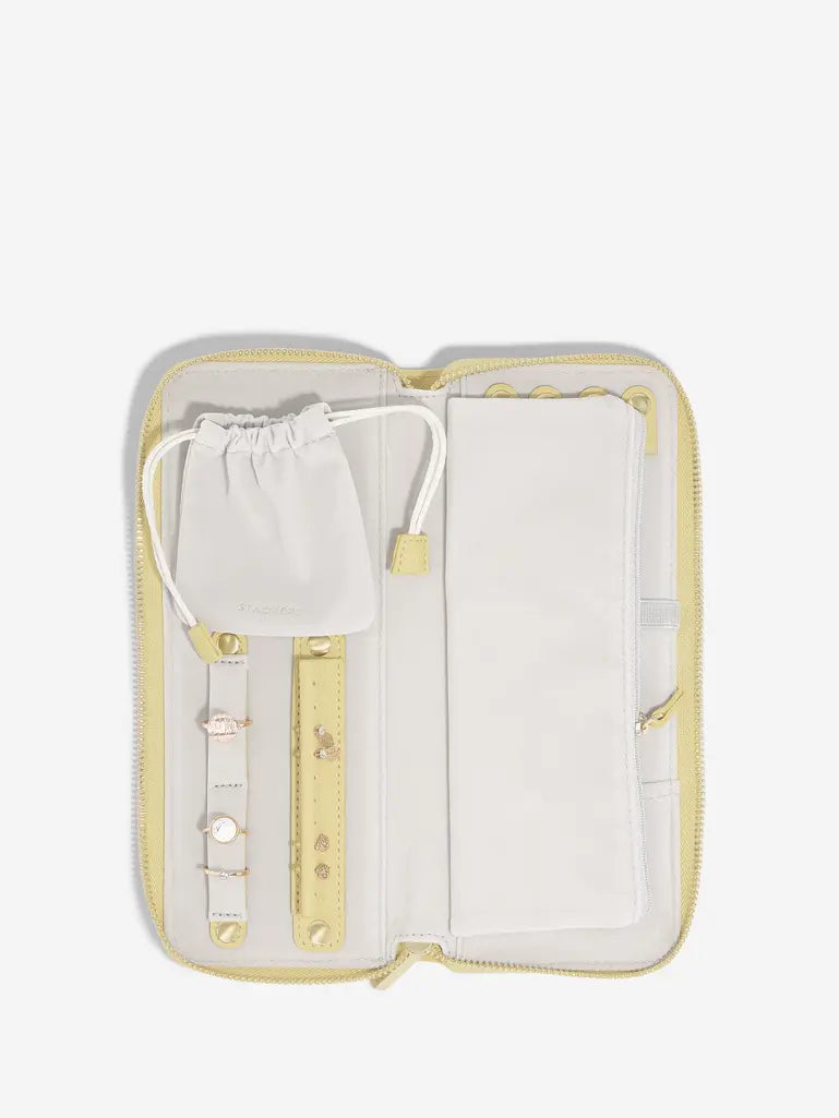 Jewellery Roll - Butter Yellow