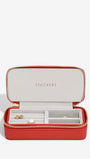 Zipped Travel Jewellery Box - Red