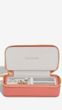 Zipped Travel Jewellery Box - Grapefruit