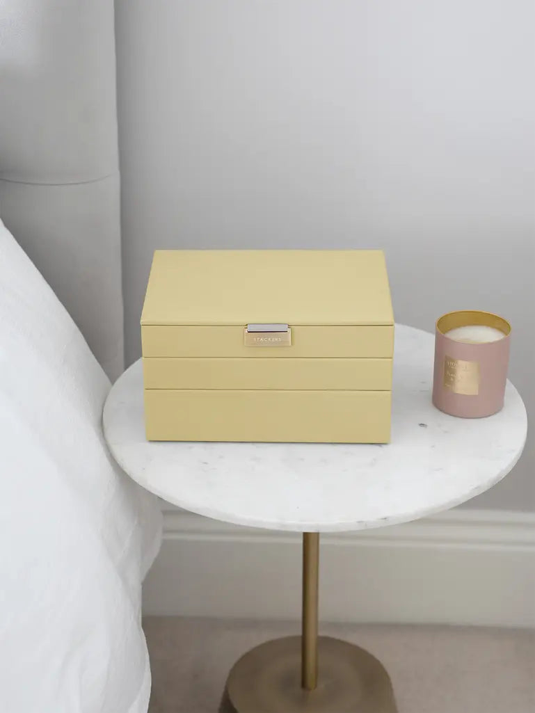 Classic Jewellery Box - Butter Yellow